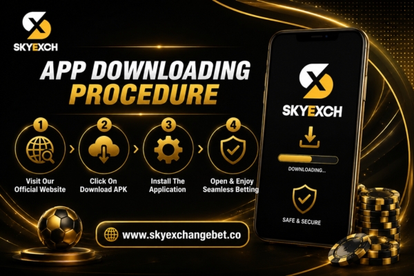 Sky Exchange App Downloading procedure
