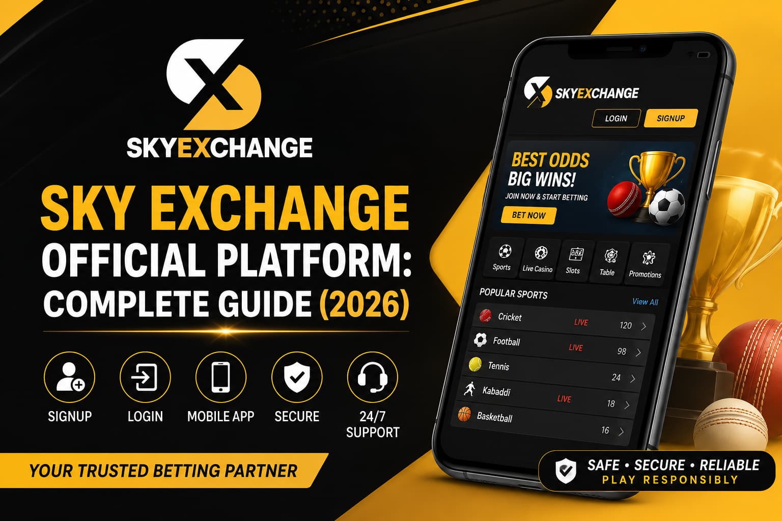 Sky Exchange Official Platform Guide 2026 – Sky Exchange Login, Signup, Registration and App for Indian Users