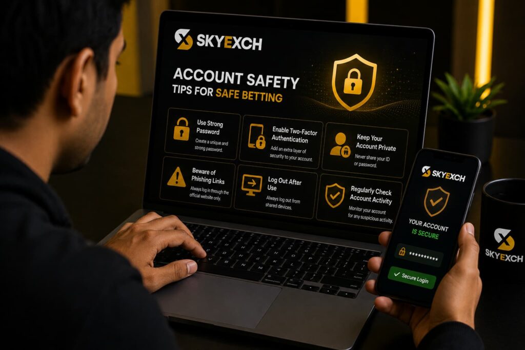 Account safety tips for Sky Exchange India users to protect login details