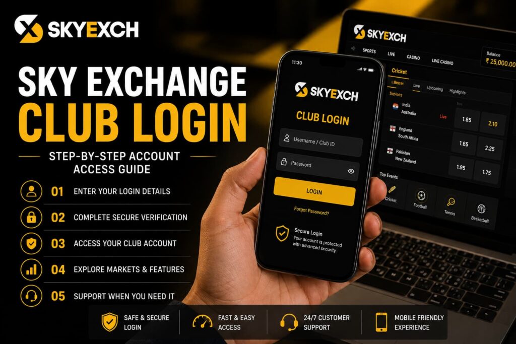Sky Exchange Club Login step-by-step account access guide 2026